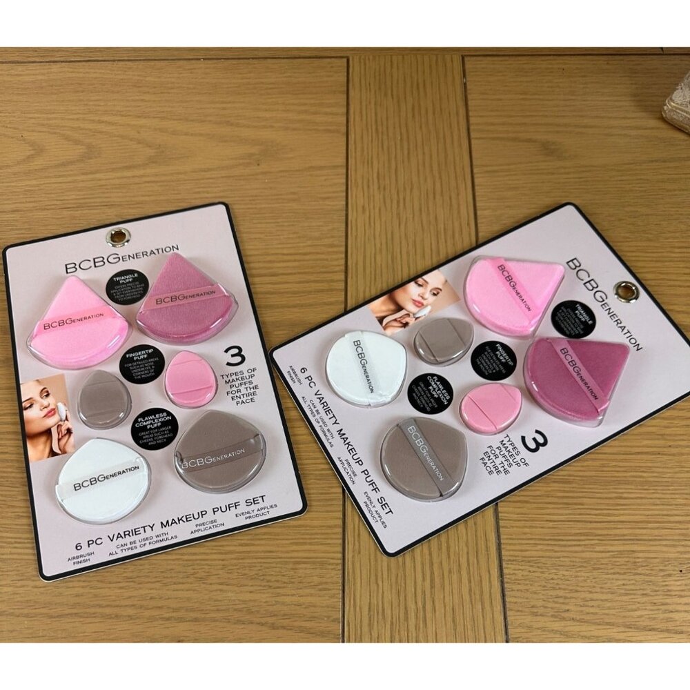 BCBGeneration 6 Pc Variety Makeup Puff Set Blending Contouring Applying Makeup - Picture 7 of 7